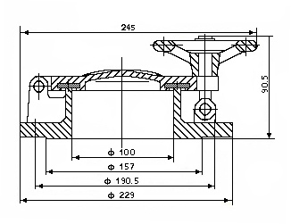 防靜電量油孔結(jié)構(gòu)圖