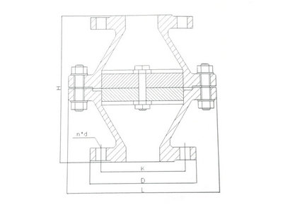 管道阻火器結(jié)構(gòu)圖