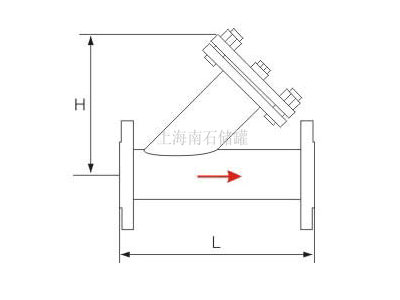 焊制Y型過(guò)濾器結(jié)構(gòu)圖